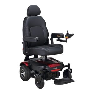 Front side view of the Merits Health Dualer 4, showcasing its sleek design, advanced features, and ergonomic build.