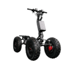 EZ-Raider HD4 heavy-duty off-road foldable scooter, front side view