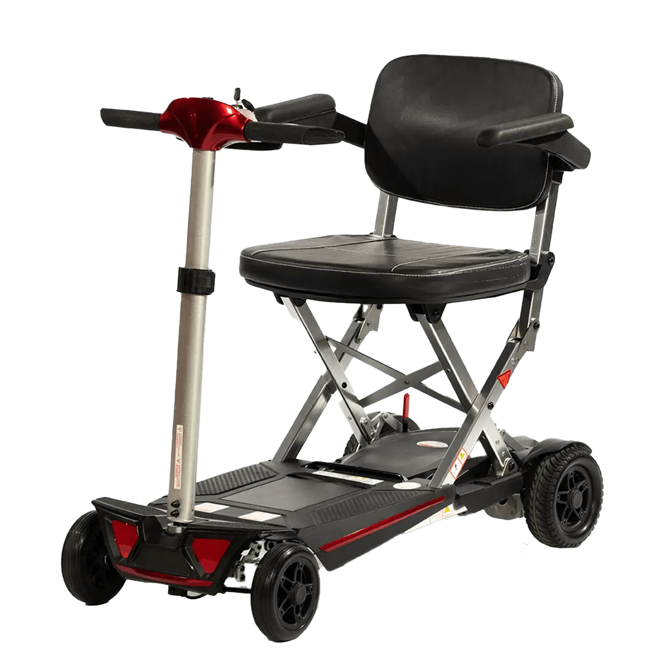 Enhance Mobility MobiFree folding travel mobility scooter in red