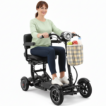 Bangeran Dragon Mobile EX 4 Wheel Folding Mobility Scooter with Child Seat