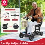 Bangeran Dragon Mobile EX 4 Wheel Folding Mobility Scooter with Child Seat