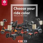 Bangeran Dragon Mobile EX Wide Seat 4 Wheel Folding Mobility Scooter