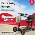 Bangeran Dragon Mobile EX Wide Seat 4 Wheel Folding Mobility Scooter