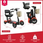 Bangeran Dragon Mobile EX Wide Seat 4 Wheel Folding Mobility Scooter