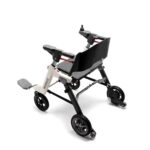Rear view of the Enhance Mobility Roamate showing the power assisted rollator push handles